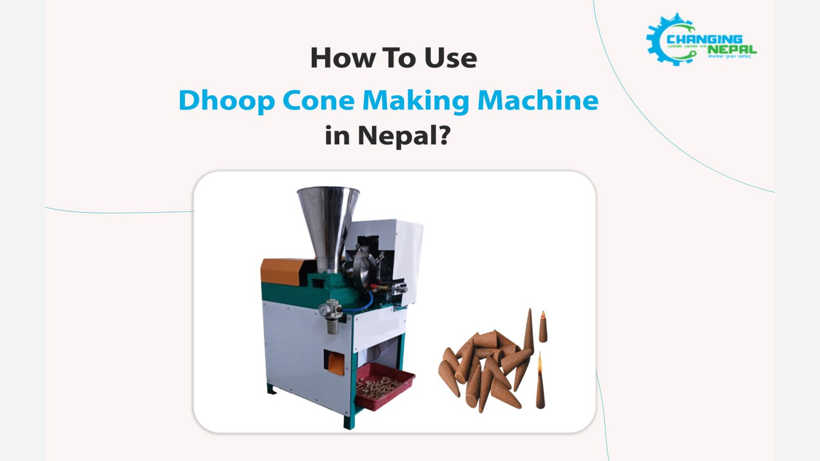 Step-by-Step Guide: How to Use Dhoop Cone-making Machine in Nepal
