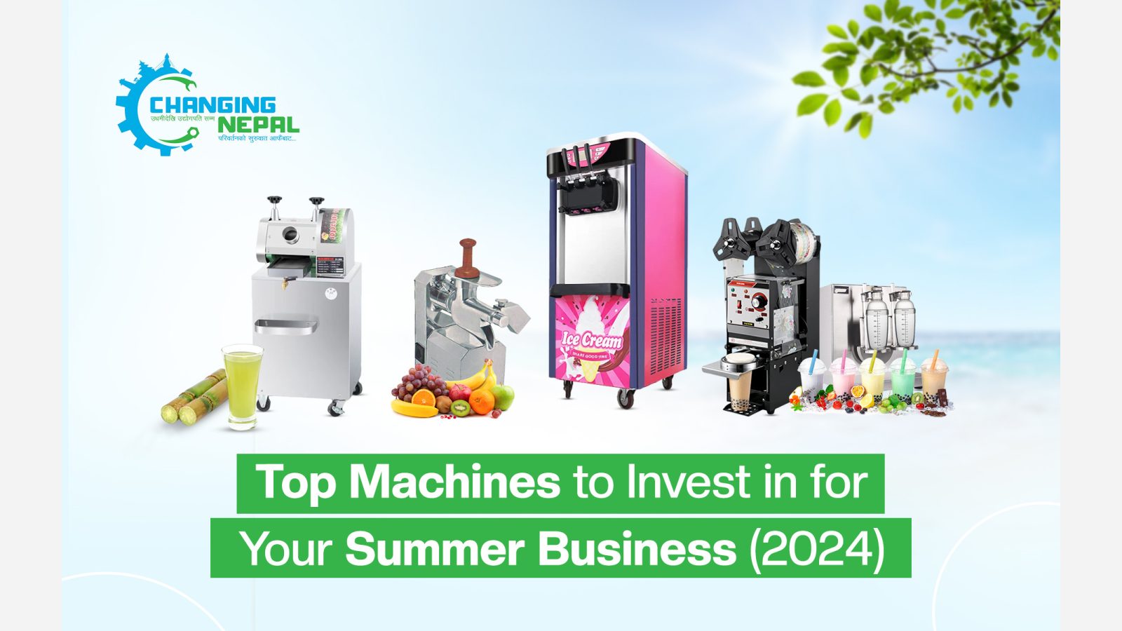 Top Machines to Invest in for Your Summer Business (2024)