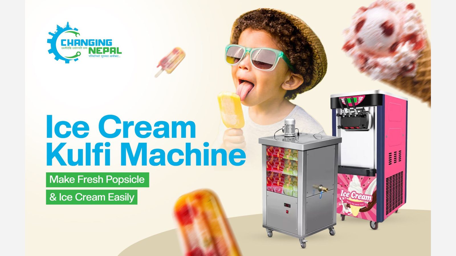 Ice Cream Kulfi Machine | Make Fresh Popsicle & Ice Cream Easily