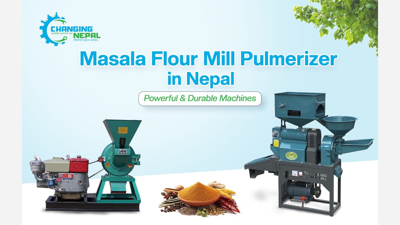 Masala Flour Mill Pulverizer in Nepal: Powerful & Durable Machines