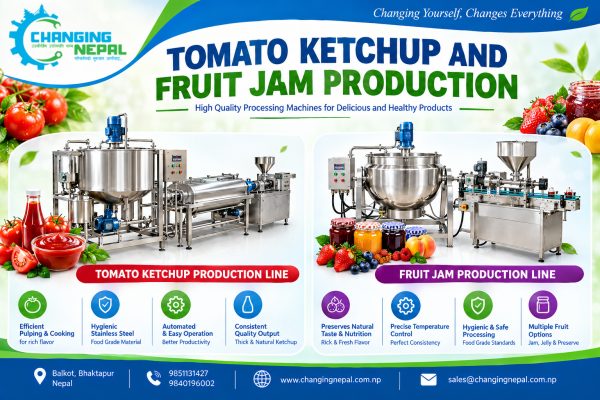 Tomato Ketchup and Fruit Jam Production: Process, Machines and Prices