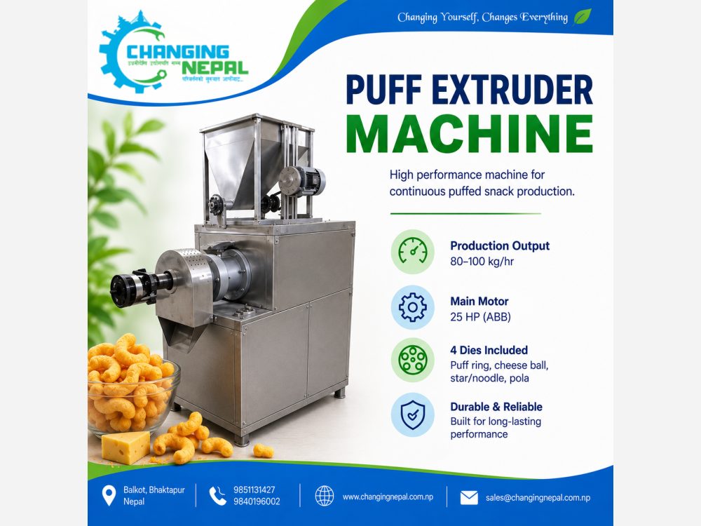 Puff Extruder Machine