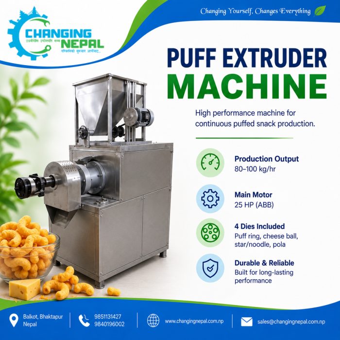 Puff Extruder Machine