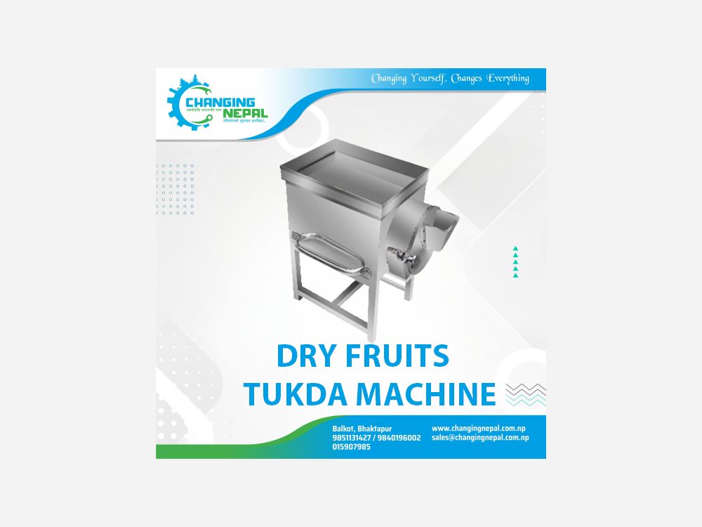 Dry Fruits Tukda Machine