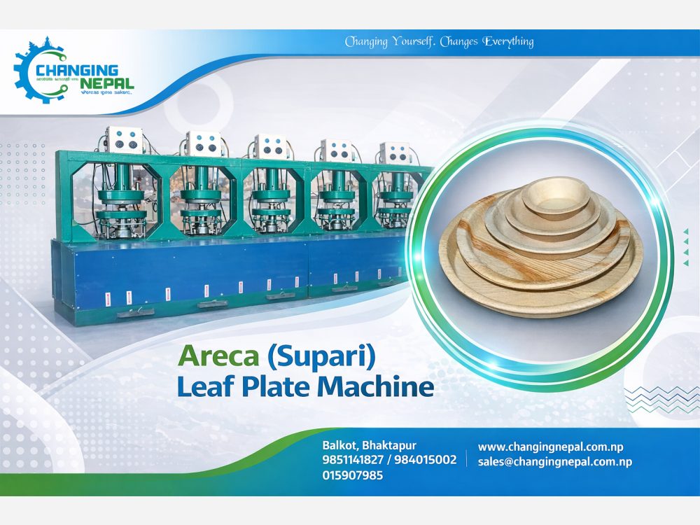 Supari Leaf Plate Making Machine