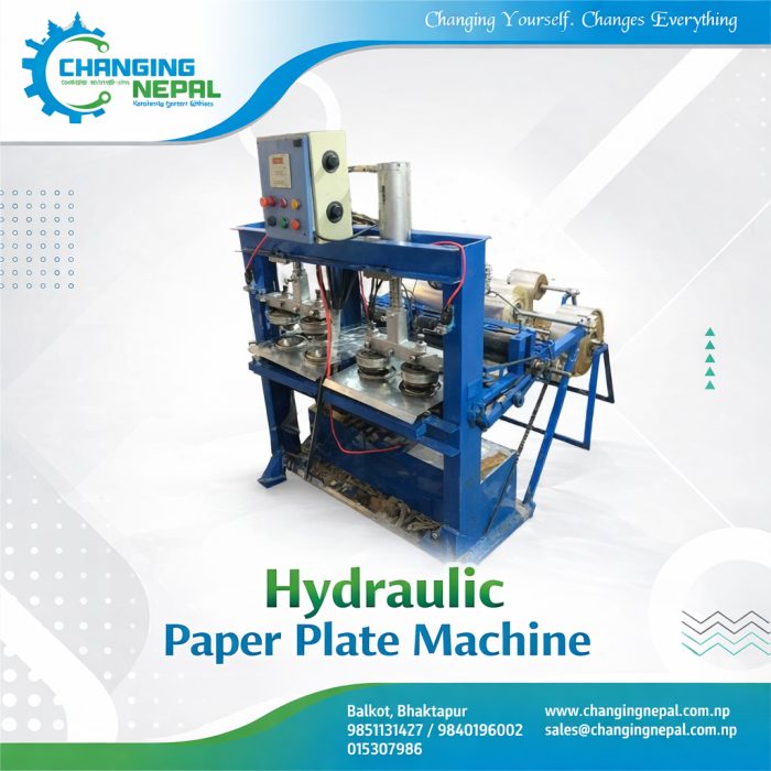 Hydraulic paper plate Machine